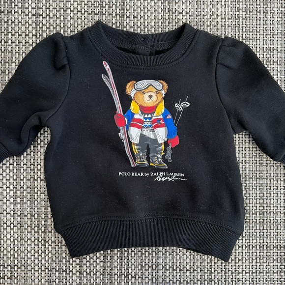 New Ralph Lauren Infant Black Sweatshirt